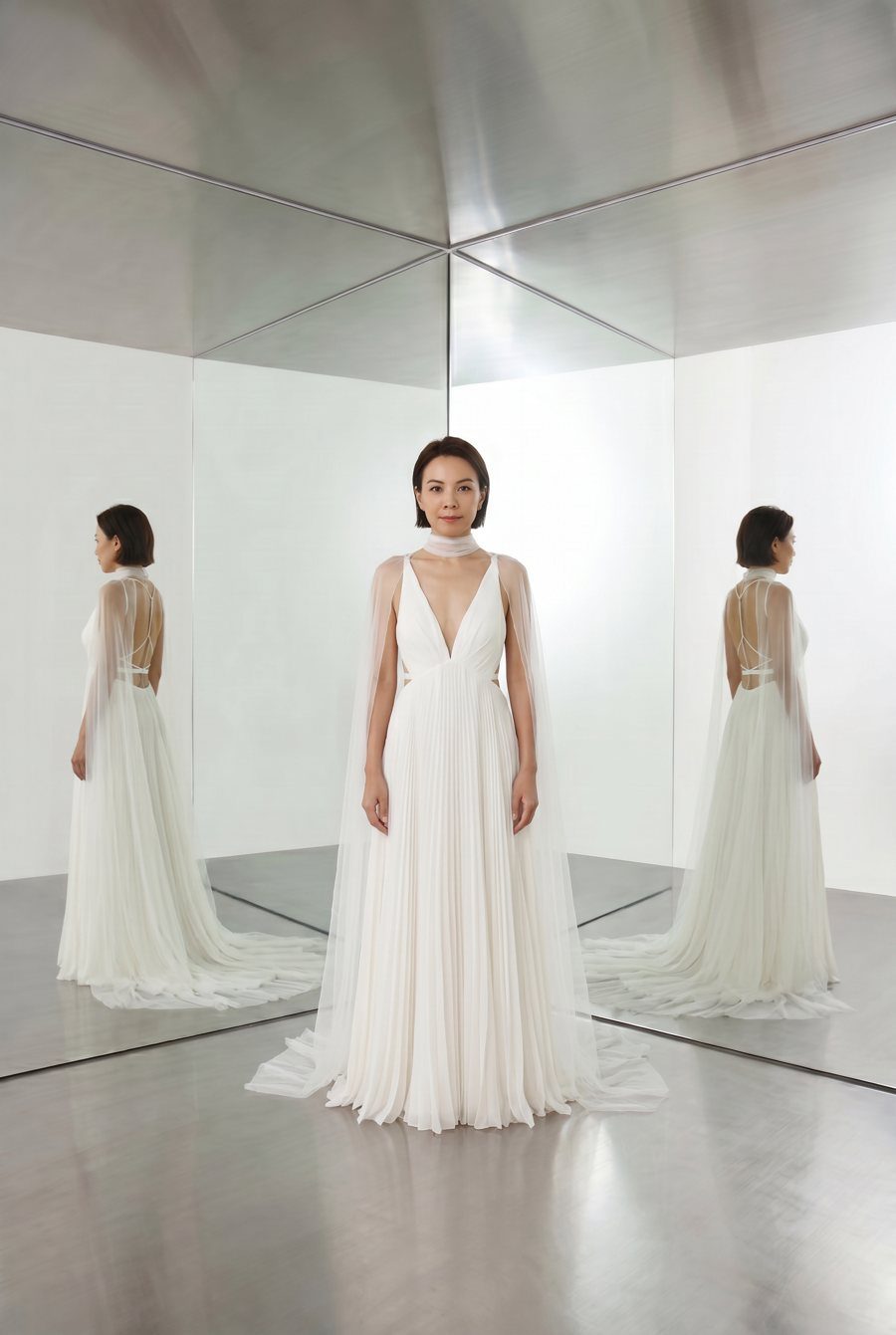 The Chiffon Grace — Caped