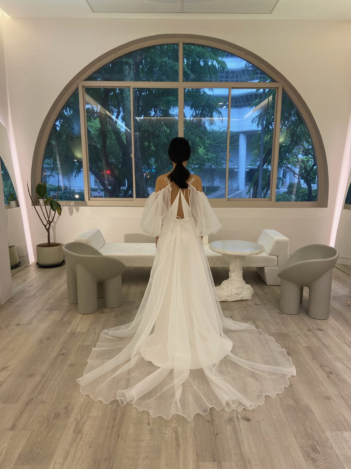 The Organza Halo — Back