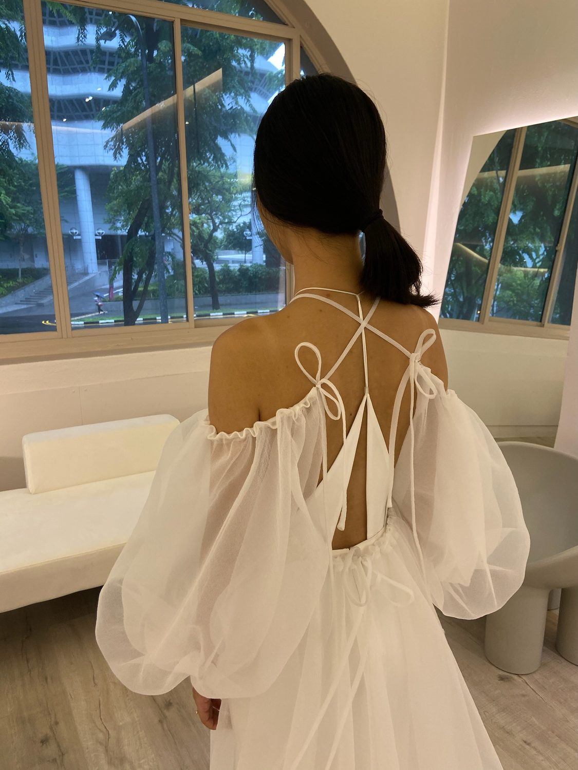The Organza Halo — Detail