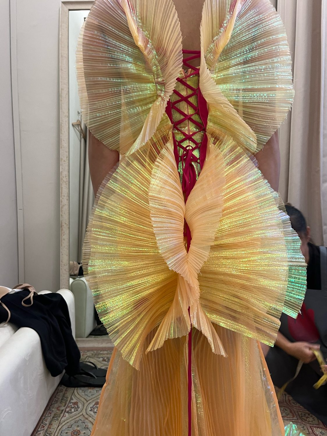 The Origami Bodice — Detail